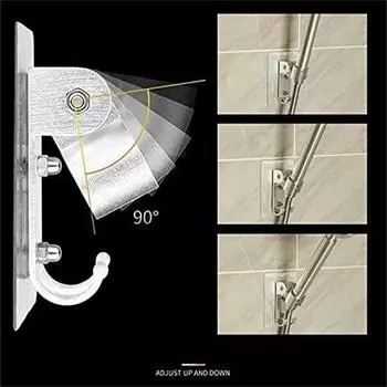 Новый 2 шт. Держатель для душевой лейки для ванной комнаты, регулируемый настенный кронштейн для ручной лейки