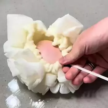 Новый 2-в-1 мочалка для ванны, шелковый шарик для ванны, полотенце с дыней, мягкий отшелушивающий душ-губка для омоложения кожи, баловство 2024 года, хит продаж