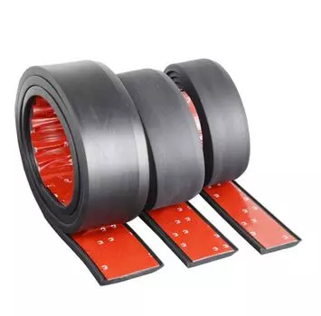 Новый 2x 1,5Mx3СМ Расширитель колесной арки автомобиля Защитная накладка для брови колеса Отделка Черный