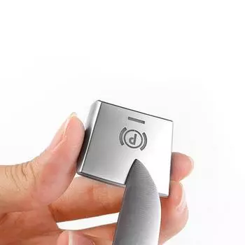 Новый 2X Переключатель кнопки Auto Hold ручного тормоза Крышка Хромированная накладка Для BMW 5 6 7 X3 X4 X5 X6