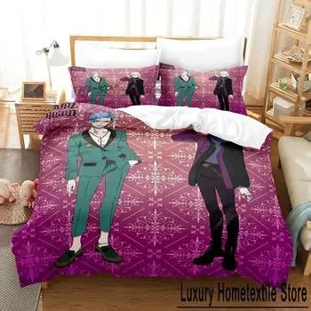 Новый 3D аниме VISUAL PRISON комплект постельного белья односпальный двуспальный двуспальный комплект постельного белья для взрослых и детей спальня пододеяльник наборы домашнего текстиля EU Single 135x200cm