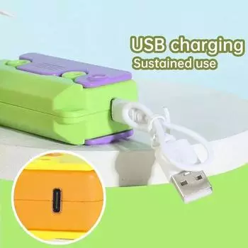 Новый 3D гравитационный нож для редиса, маленький вентилятор, маленький нож, декомпрессионная игрушка, 3D-печать, маленький нож для редиса, серия вентиляторов жёлтый