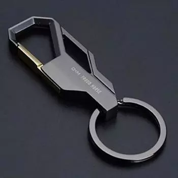 Новый 3D милое металлическое кольцо брелок для ключей крутая машина милые брелоки аксессуары золотой