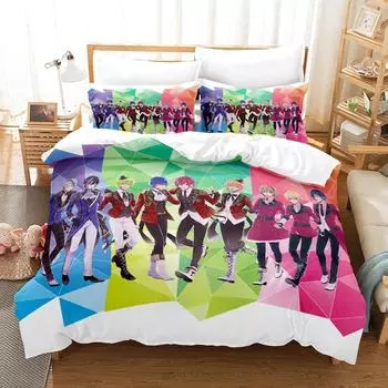 Новый 3D-принт аниме Marginal #4 Комплект постельного белья для мальчиков и девочек Twin Queen King Size Пододеяльник Наволочка Кровать для мальчиков Взрослый Домашний Текстиль EU Twin 135x200cm