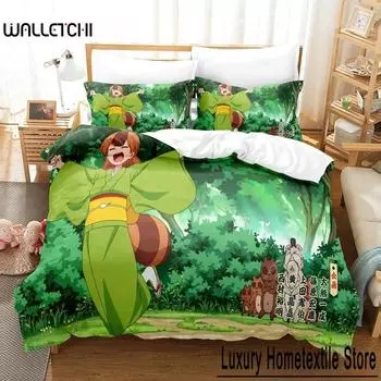 Новый 3D-принт аниме «У моего хозяина нет хвоста» комплект постельного белья односпальный двуспальный двуспальный комплект постельного белья для взрослых и детей спальня пододеяльник наборы 70x133cm 2pcs