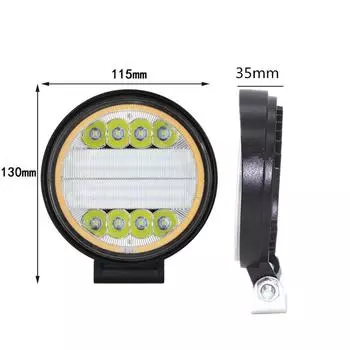 Новый 4,5-дюймовый 120 Вт светодиодный рабочий/дополнительный свет с ангельскими глазками , лампа заливающего света для пикапа, внедорожника
