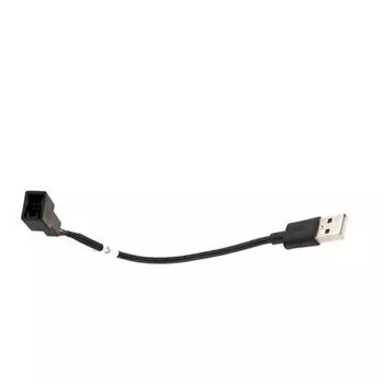 Новый 4-контактный штекер к USB штекеру Кабель-коннектор адаптер для CD-радио для Mitsubishi PAJERO ASX