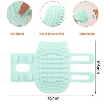 Новый 4 шт. Артефакт для щекотки питомца Регулируемый силиконовый артефакт против зуда для питомца Кошачья щетка