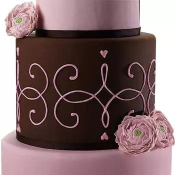 Новый 4 шт./компл. сахарный прозрачный текстурный коврик, инструменты для украшения торта, форма для торта