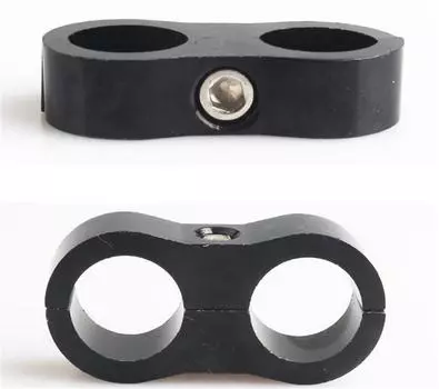 Новый 4x Универсальный AN-10 AN10 19ММ ЧПУ Нержавеющий Оплетенный Разделитель Шланга Зажим Кронштейн