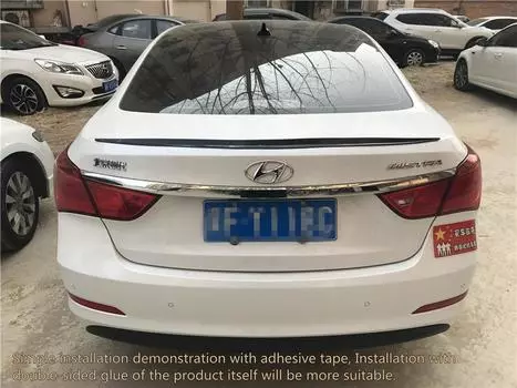 Новый 51 Стиль карбонового волокна Автомобильный задний спойлер-полоска на крышу/крышку багажника Самоклеящийся 1x