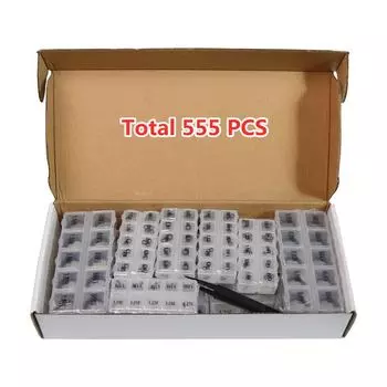 Новый!555 шт. регулировочные шайбы для ремонта инжектора Common Rail для Bo-sch для Den-so, B11, B12, B13, B14, B16, B22, B25, B26, B27.B31, B48