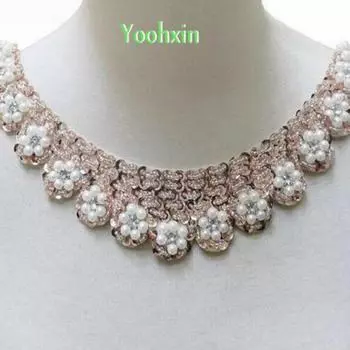 Новый 5 см хлопковый 3D жемчужный кружевной воротник ткань лента отделка DIY вышивка шитье вырез аппликация бахрома ремесло платье гипюр декор 1 P