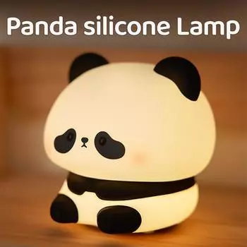 Новый 5 В 0,3 А Toutou Panda Night Light USB зарядка милый узор спальня атмосфера свет креативный детский подарок на день рождения лампа