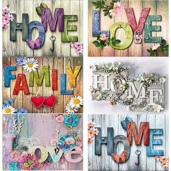 Новый 5D DIY алмазная живопись цветок Алмазная вышивка пейзаж вышивка крестом полная круглая дрель ремесла домашний декор художественный подарок Full Round 15x20CM