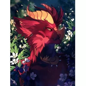 Новый 5D DIY алмазная живопись лесной зверь вышивка круглый/квадратный алмаз вышивка крестиком водная Алмазная мозаика иллюстрация Full Square (20X30CM)