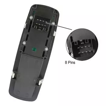 Новый 68271204AA Передний переключатель стеклоподъемника со стороны пассажира для Jeep Cherokee 2014 - 2016