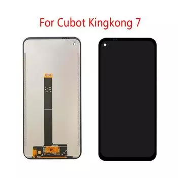 Новый 6,36-дюймовый ЖК-дисплей для Cubot KingKong 7, ЖК-дисплей + сенсорный экран, запасная часть в сборе чёрный