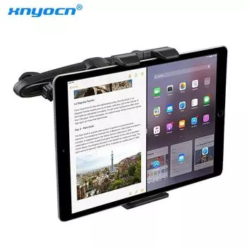 Новый 7 8 9 10 12,9-дюймовый держатель для планшета в машину, подушка на заднее сиденье, автомобильное крепление, подставка для планшета, настольный компьютер для iPad, подставка для Samsung Tab чёрный