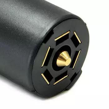 Новый 7-контактный тестер цепи проводки с плоскими контактами для автомобиля, грузовика, прицепа, светодиодного разъема, штекера, круглый