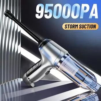 Новый 95000Pa беспроводной автомобильный пылесос сильное всасывание ручной автоматический пылесос для дома и автомобиля двойного назначения мини-пылесос бытовая техника Pro version