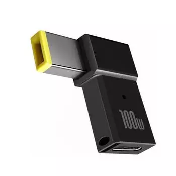 Новый адаптер PD 100 Вт USB C к тонкому квадратному адаптеру Коннектор-переходник для Lenovo