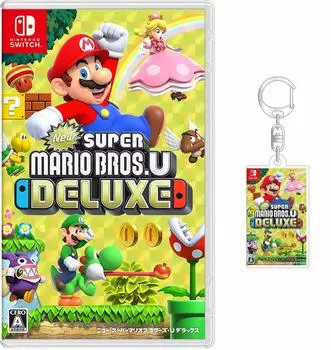 Новый акриловый брелок Super Mario U Deluxe Bros. -переключатель (оригинал включен)