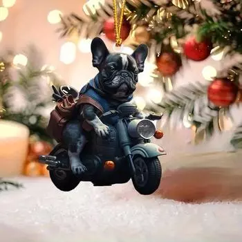 Новый акриловый рождественский подарок украшение для автомобиля подвеска Advanced Sense Key крепежный крючок подвеска для зеркала заднего вида чёрный