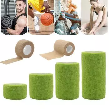 Новый эластичный бинт, марлевая лента, медицинская повязка на мышцы пальцев, лодыжки, спортивные тренировки, хорошие продажи, магазин 7.5*450cm