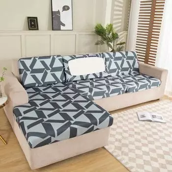 Новый эластичный чехол для дивана с цветочным принтом, чехол для подушки на спинку, защитный чехол для дивана, чехол для дивана L-образной формы, чехлы Chaselong Normal size-1