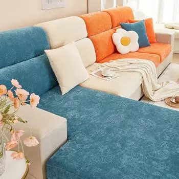 Новый эластичный противоскользящий чехол для дивана с полным покрытием, четырехсезонный универсальный чехол, тканевая подушка для сиденья, утолщенная с защитой от кошачьих царапин, Интернет-знаменитости S