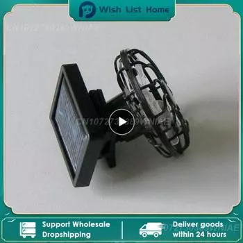 Новый электрический вентилятор для солнечной энергии, охлаждающий вентилятор, мини-солнечный вентилятор, для путешествий, кемпинга, рыбалки на открытом воздухе