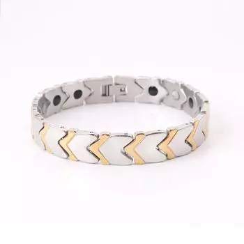 Новый американский винтажный мужской браслет из титановой стали со съемным покрытием уличный браслет серебряный