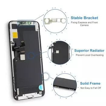Новый Amoled-экран для iPhone11 Pro Max, ЖК-дисплей, дигитайзер сенсорного экрана в сборе для iPhone11 Pro Max, поддержка дисплея 3D Touch IP 11 Pro Max LCD