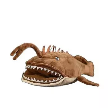 Новый Anglerfish Monkfish High Fidelity Plushie Lophius Americanus плюшевые игрушки реалистичные морские животные моделирование куклы игрушки подарки детям