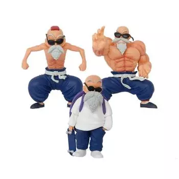 Новый аниме Dragon Ball Рисунок Мастер Роши Фигурка Укрепление мышц Форма Игрушки Подарки Модель из ПВХ Коллекционный орнамент