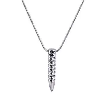 Новый аниме символ Конохи Хокаге Какаши Узумаки Боруто ниндзя косплей ожерелье S925 серебряный кулон ювелирные украшения аксессуары necklace