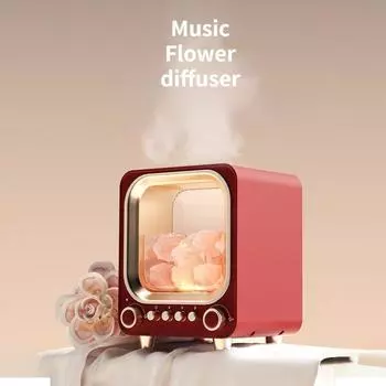 Новый аппарат для ароматерапии Увлажнитель воздуха Умный Bluetooth-динамик Домашний офис USB-диффузор для ароматерапии белый