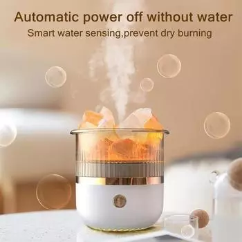 Новый Aroma Crystal Stone увлажнитель воздуха электрический ультразвуковой ароматерапевтический USB домашний красочный ночник диффузор эфирных масел чёрный