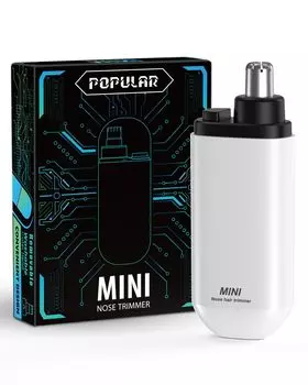 Новый этикет для волос в носу, волосы на ушах, брови, волосы на носу, лицо, волосы на носу, волосы на носу, волосы на носу, электрические волосы на ушах, волосы на ушах, низкий уровень шума [модель 2024 года/маленький] резак,