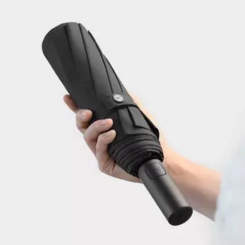 Новый автоматический зонт для мужчин ветрозащитный 12 ребер прочный складной зонт от дождя уличный простой деловой большой зонт для гольфа роскошный тёмно-синий