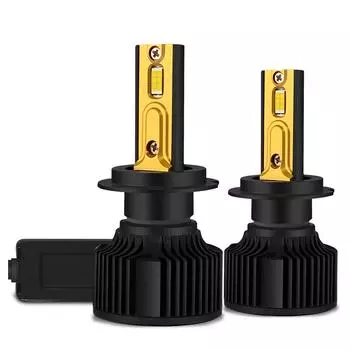 Новый автомобиль H1 H4 H7 яркие 5530 CSP светодиодные фары 9005 высокой мощности H1 чёрный