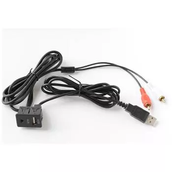 Новый Автомобильный 3,5 мм AUX USB на 2 RCA Штекер Стерео Радио Удлинительный Кабель Провод Штекер