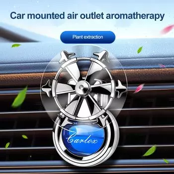 Новый автомобильный ароматерапевтический освежитель воздуха с вращающимся пропеллером, зажим для ароматизатора, креативный мини-диффузор духов, аксессуары для украшения салона автомобиля Ocean Type