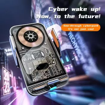 Новый автомобильный держатель для телефона с беспроводной зарядкой, инфракрасный автоматический датчик открытия и закрытия, держатель для зарядки телефона, автомобильный держатель C11 золотой