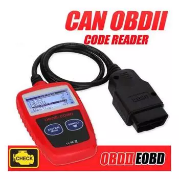 Новый автомобильный диагностический сканер неисправности двигателя, считыватель кодов, инструмент сброса Obd 2, может шина Eobd красный