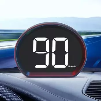 Новый автомобильный GPS цифровой спидометр HUD проекционный дисплей измеритель скорости с дисплеем км/ч миль/ч Plug and Play аксессуары для грузовиков белый