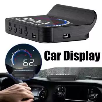 Новый автомобильный HUD проекционный дисплей OBD цифровой спидометр портативный спидометр модифицированный двойной проектор автомобильный USB универсальный G3B8