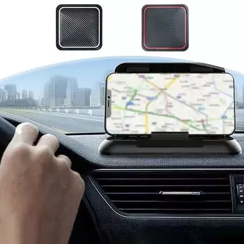 Новый автомобильный нескользящий коврик для телефона, держатель для приборной панели, настольное крепление, силиконовая накладка, съемный и моющийся кронштейн для GPS-навигатора, автомобильные аксессуары, 1 шт.