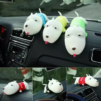 Новый автомобильный орнамент, милый длинный рот, освежитель воздуха, бамбуковый угольный мешок, автомобильный интерьер, мультяшный